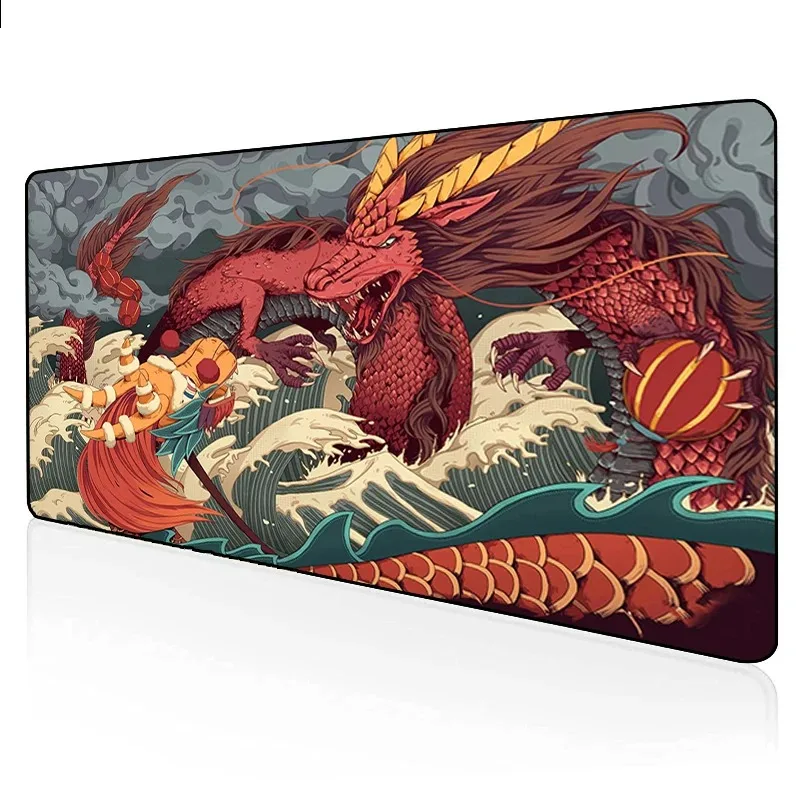 Persian Style Mouse Pad Rubber Large Mousepad Non Slip Table Mat Decor Lock Edge Mouse Mats Mice Pad Carpet Gaming Accessories