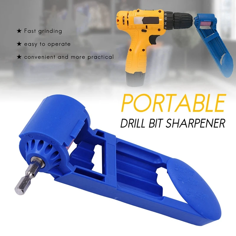 T61C_2-12.5Mm Drill Bit Sharpener Corundum Grinding Wheel Powered Tool