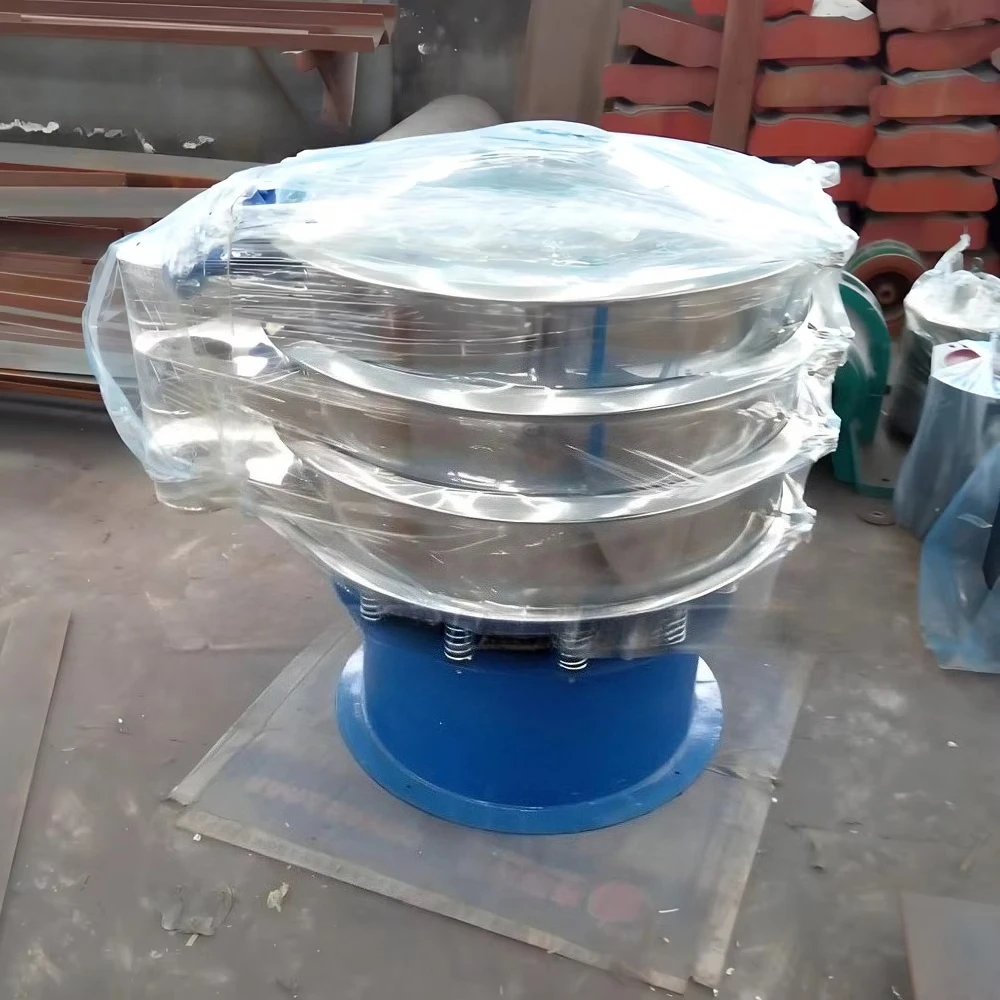 Flour Sieving Machine Sanitary Design Rotary Vibrating Screen for Food  Industries