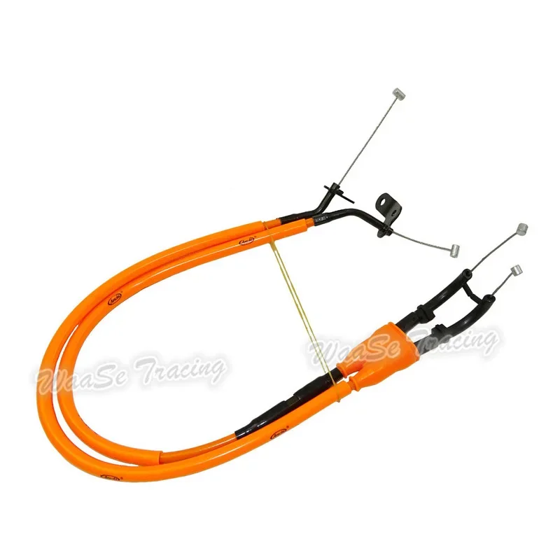 Motorbike 2pcs Throttle Cable Steel Wire For Honda VTEC CB400 1999-2001 2002 2003 2004 2005 2006 2007 2008 2009 2010 2011 2012