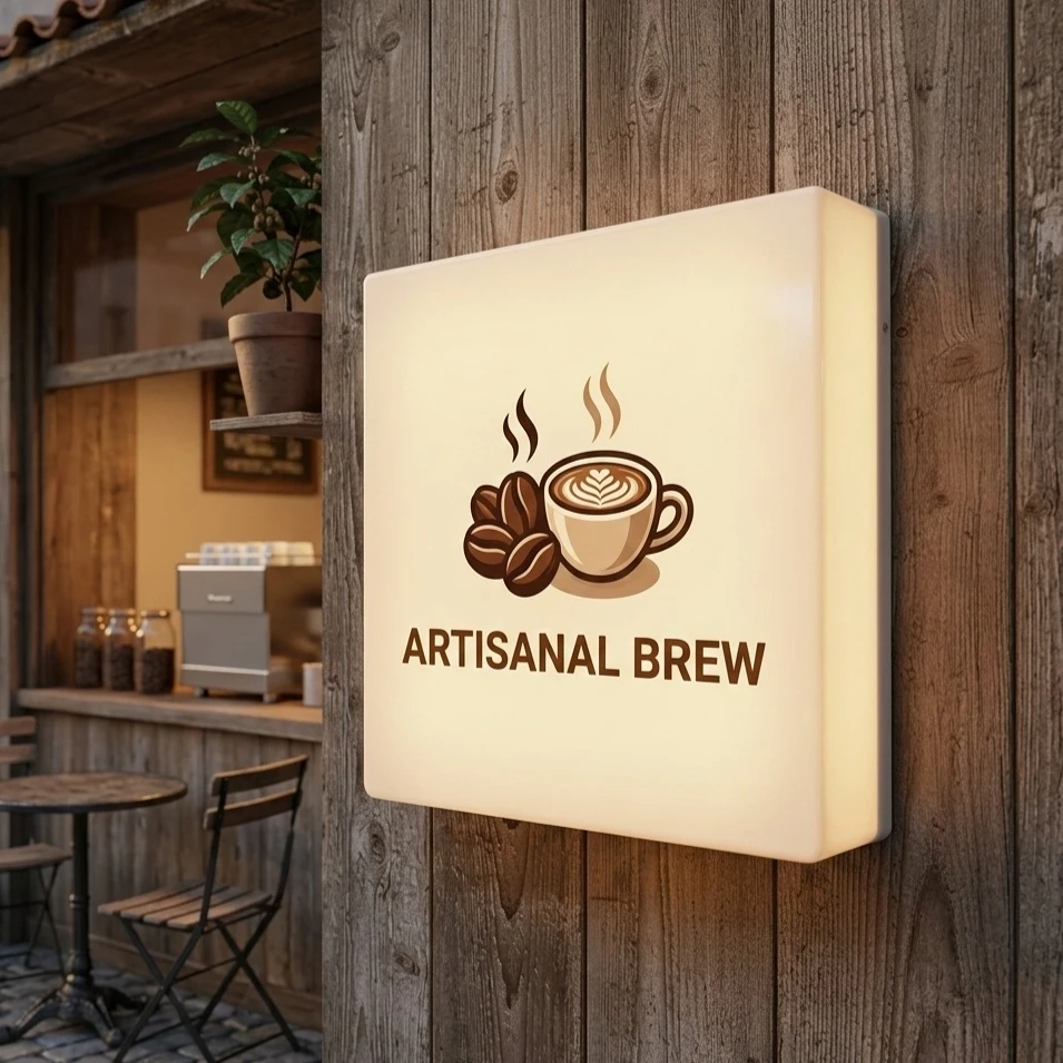 

Custom LED Light Box - Eye-Catching Wall-Mounted Luminous Metal/Acrylic Letters & Logo Signage for Home Business & Outdoor Signs