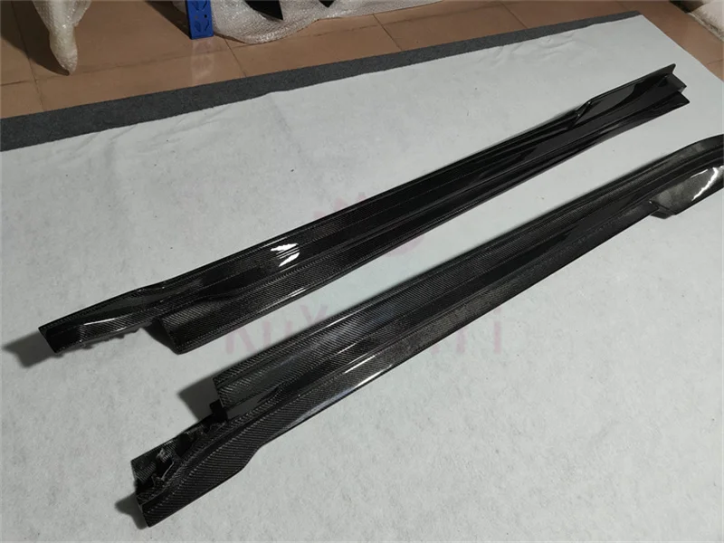 Carbon Fiber Side Skirt Extension Body Kit for Porsche Taycan M Style