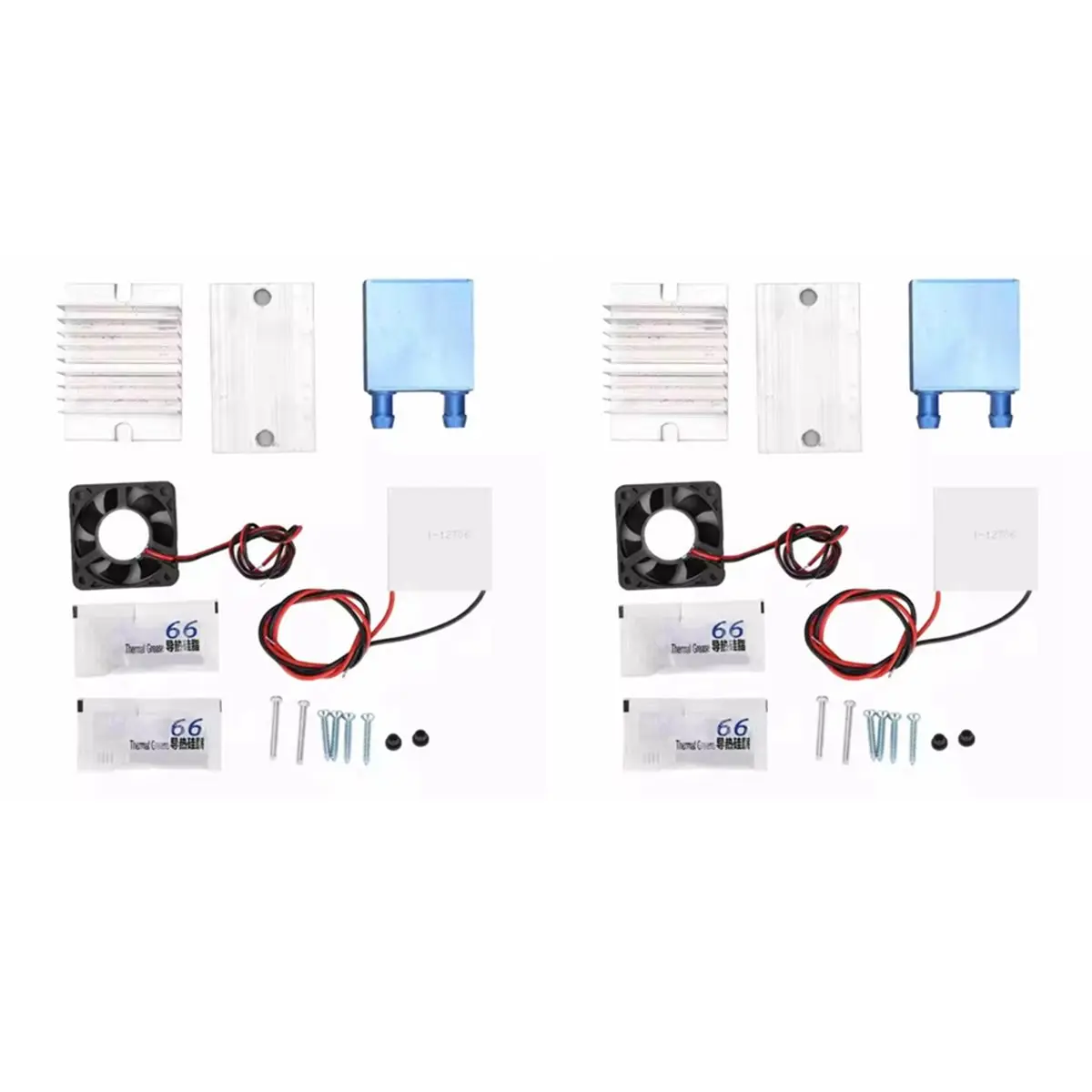 DIY Peltier Cooler Kit Small Space Cooling System Plate Cooling Module for Pet Bed Cooling for Compact Heat Dissipation