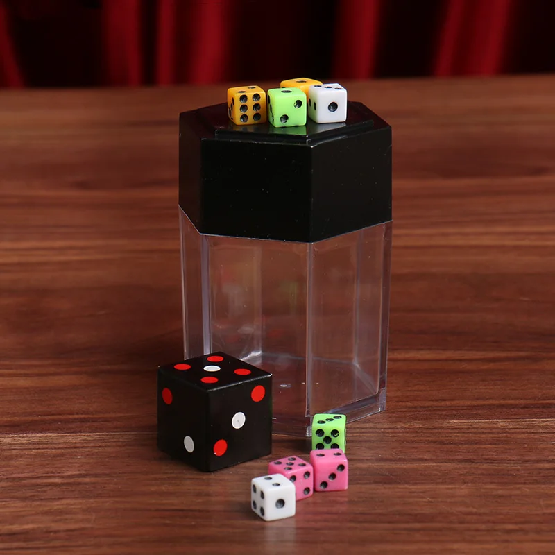 كبير الحجم انفجار النرد الخدع السحرية واحد إلى أربعة النرد عن قرب أوهام Mentalism للتحايل الدعامة الأطفال نكتة المزحة سهلة