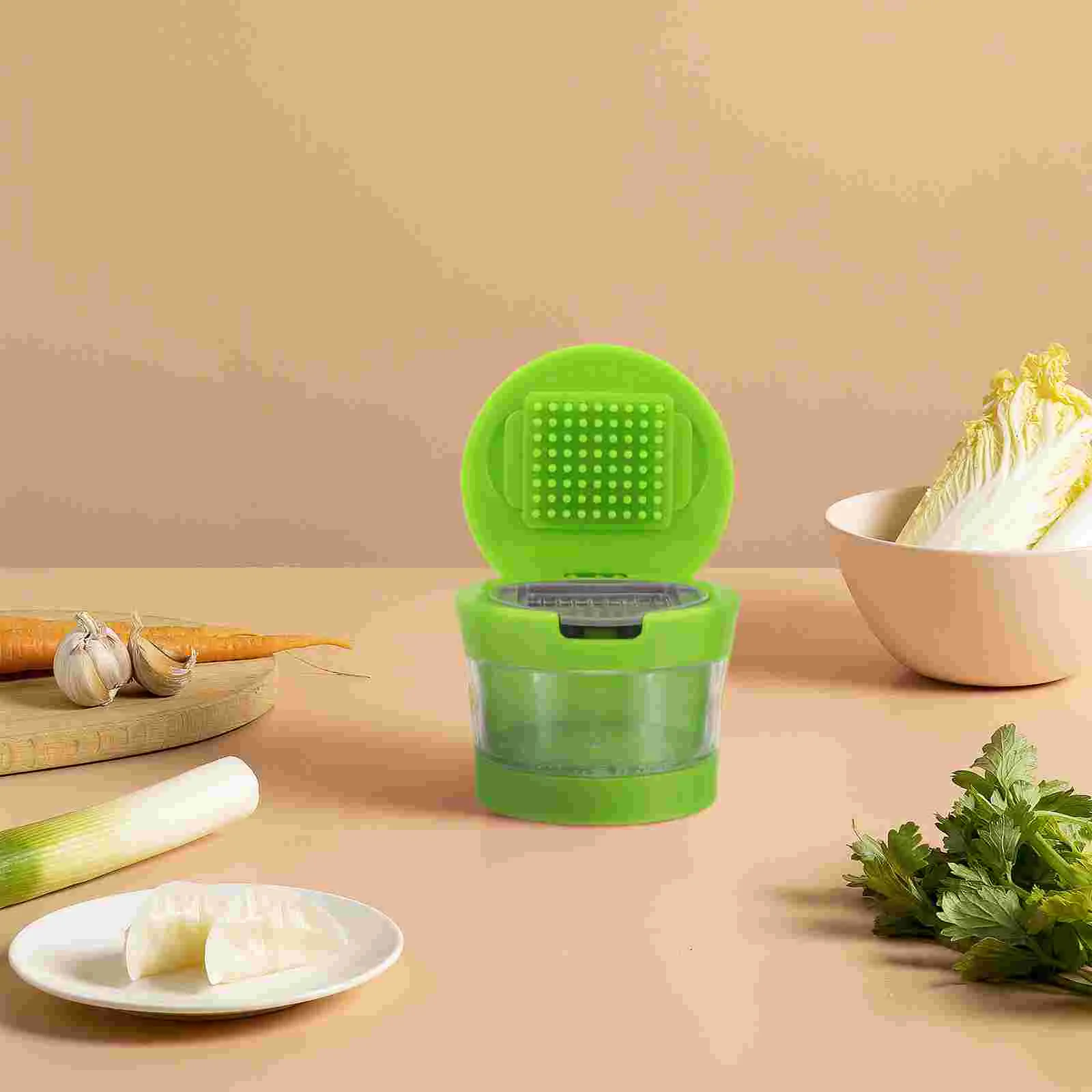 Write Garlic Tools Crusher Kitchen Accessory Processor Press Green Hand Pepper Squeezer For Kitchen Deep Potato Slicer for