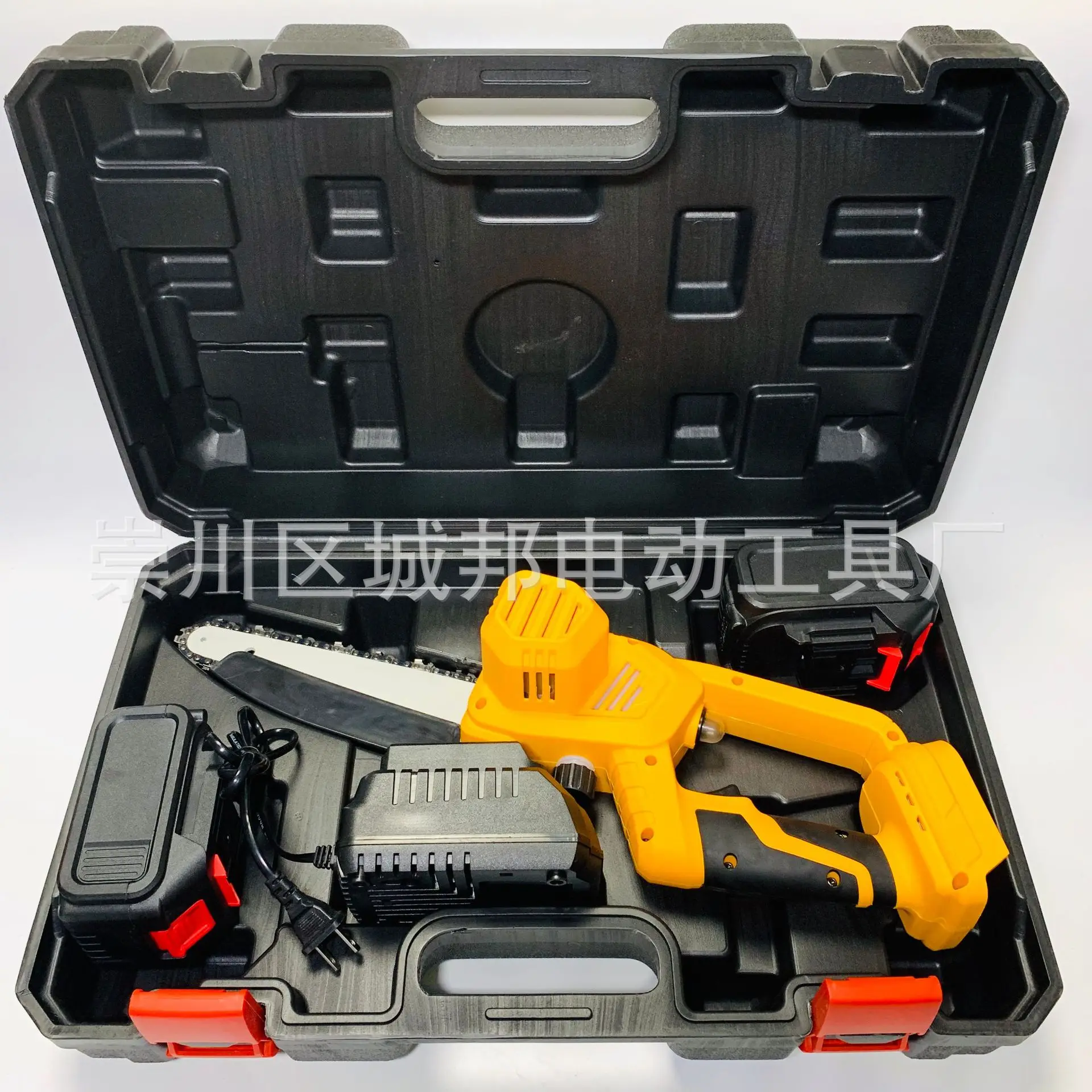 

Yellow New 6-Inch 8-Inch Lithium Battery Brushless Electric Chain Saw Rechargeable Small Outdoor Wireless Chain Saw