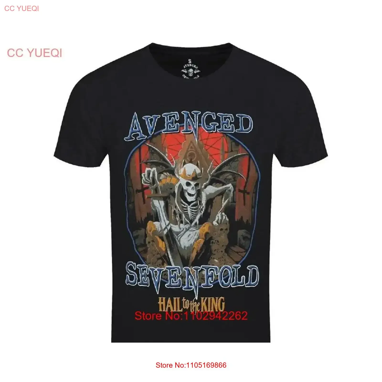 

Avenged Sevenfold T Shirt Deadly Rule Band New Black Official vintage Washed Comfortable Stretched Casual streetwear Unisex