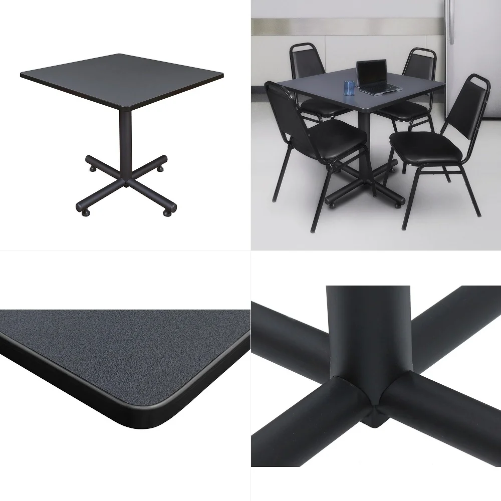 

18x72, New England Driftwood High Pressure Laminate Seminar, Training or Classroom Table with Folding Panel Leg, Seats 3 SP1872