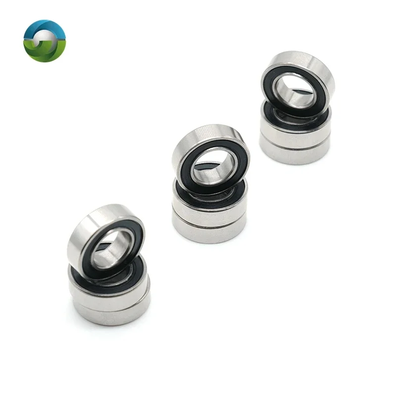 4PCS 608RS Bearing ABEC-7 8x22x7 mm Miniature 608/9 RS 2RS Ball Bearings 608 2RS 608RS Bearing