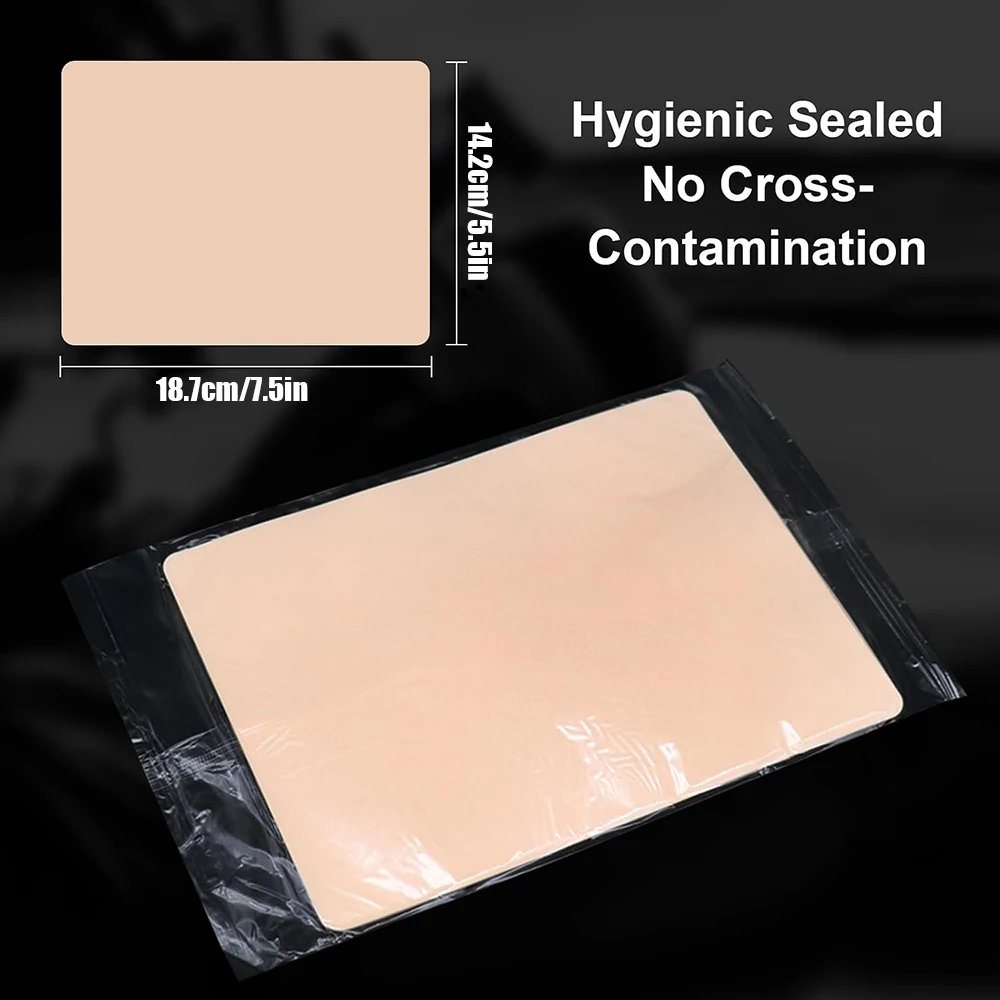 30/10/5/1PCS Silicone Tattoo Practice Skin Double Fake Tattoo Skin  Permanent Makeup Tattoo Beginner Practice Synthetic Leather