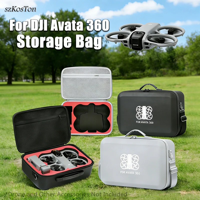 Tragbare Transporttasche für DJI Avata 360 Fly More Combo Stoßfeste Aufbewahrungstasche für DJI Avata 360 RC 2 Drohnen-Zubehör