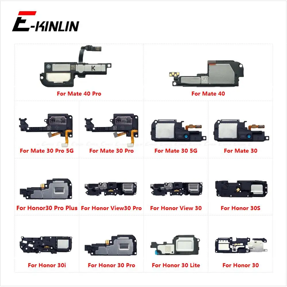 Main Back Buzzer Ringer Loud Speaker Loudspeaker Flex Cable For HuaWei Honor 30i 30S View Mate 50 50E 40 30 lite Pro Plus 5G