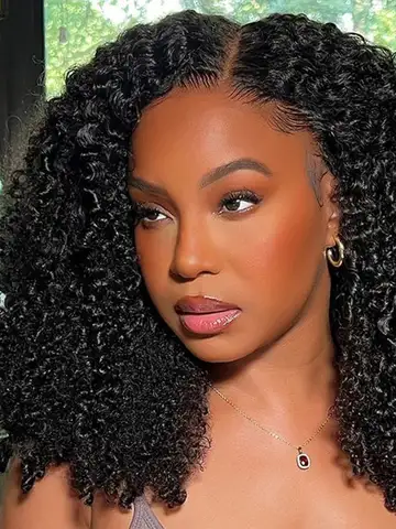 Raw Indian Afro Kinky Curly Human Hair Bundles 4B 4C Natural Virgin Curly 100% Soft Human Hair Weave Bundle Hair Extension Weft