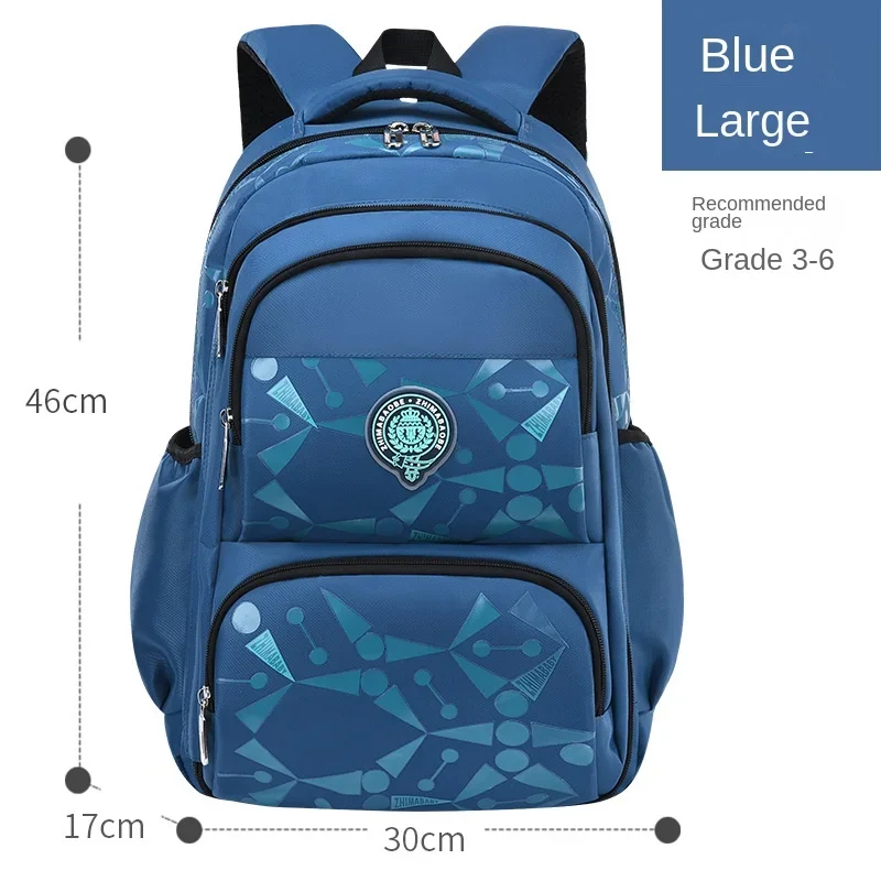 Imagem -04 - Mochila Ortopédica Grande para Crianças Primárias Mochilas Escolares para Meninos Mochila Escolar Impermeável Grande Book Bolsa Kids