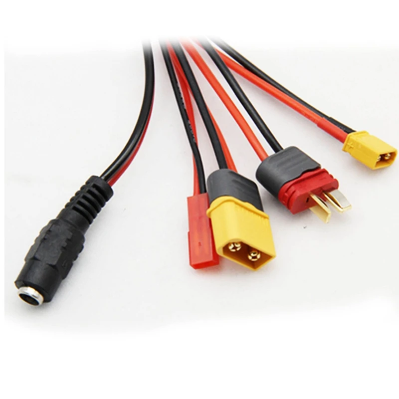 20Cm 16AWG 4.0Mm Banana Plug XT60 To 18Awg XT60 XT30 DC5.5 Charger Adapter Cable for IMAX B6 ISDT Charger RC FPV(B)