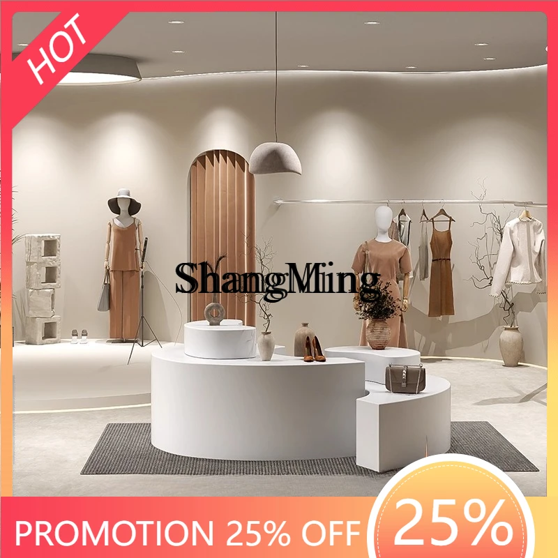 

FG good-looking Nakashimadai Combination Clothing Store Display Table Display Table Painting Women's Clothing Store Middle Table