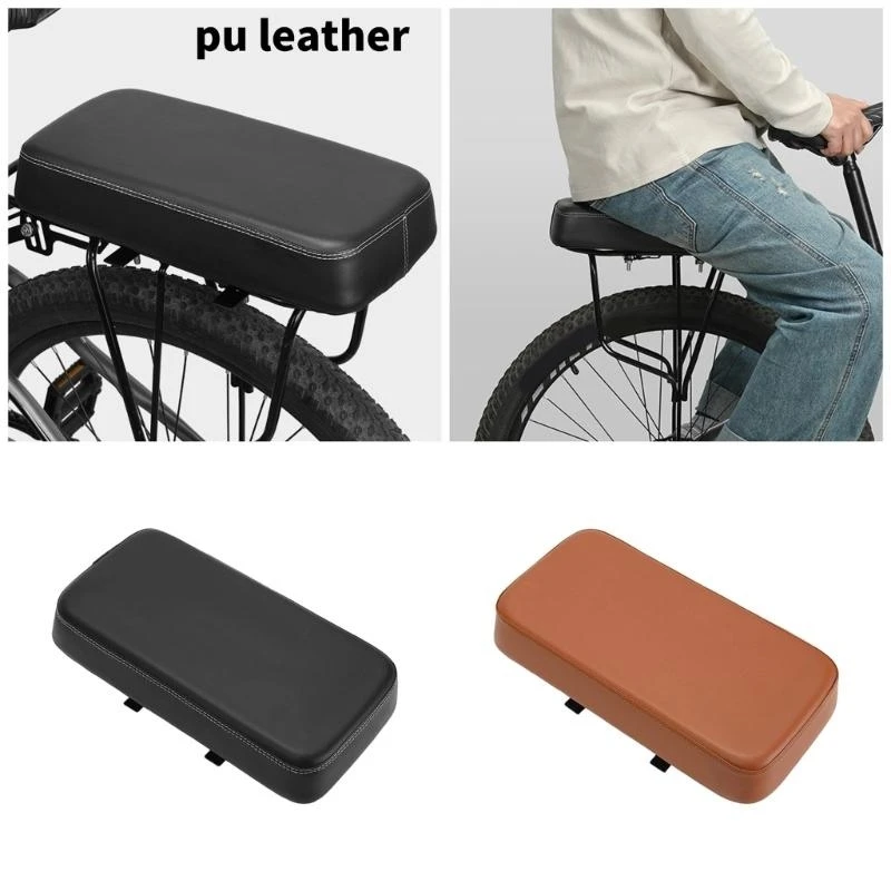 

E8BF Thickened Bike Passenger Seats Pad Easy to Install Bicycles Rear Seats Cushions for City Commutes