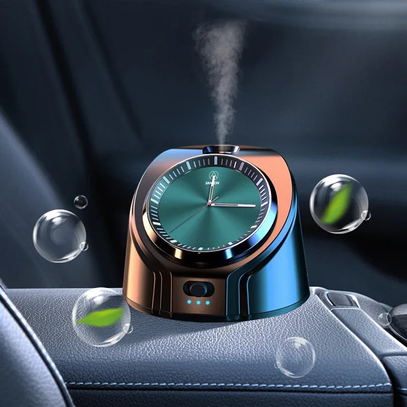 

OEM Car use New Air Freshener Fragrance Aroma Perfume Difuser Metal watch appearance essential oil humidification aromatherapy