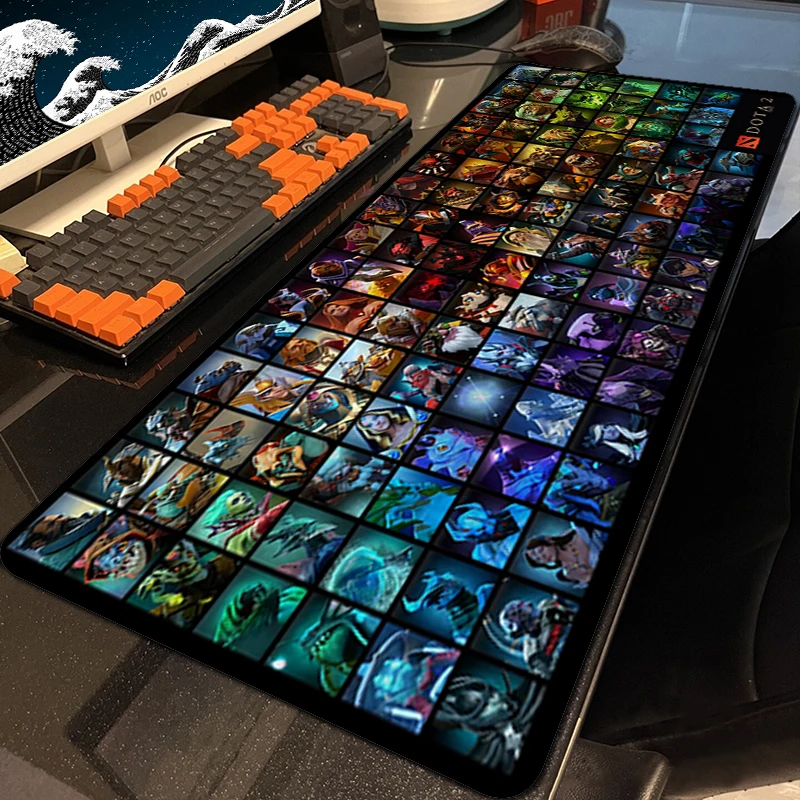 

DOTA2 Mouse Pad Computer Gamer Gaming Mousepad Large Table Carpet Locking Edge Computer Laptop Accessories Keyboard Desk Mat