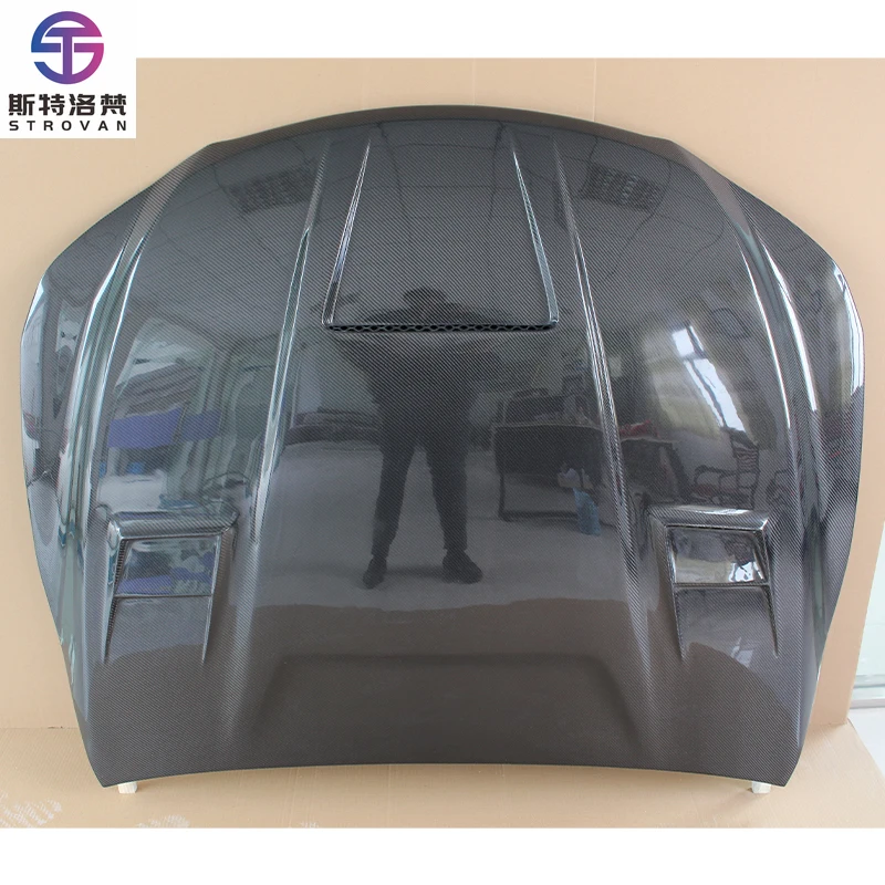 

STLF CLRAK Car Upgrade Carbon Fiber Engine Hood New Condition Fit for 2008-2015 Reiz Wet Carbon Fiber