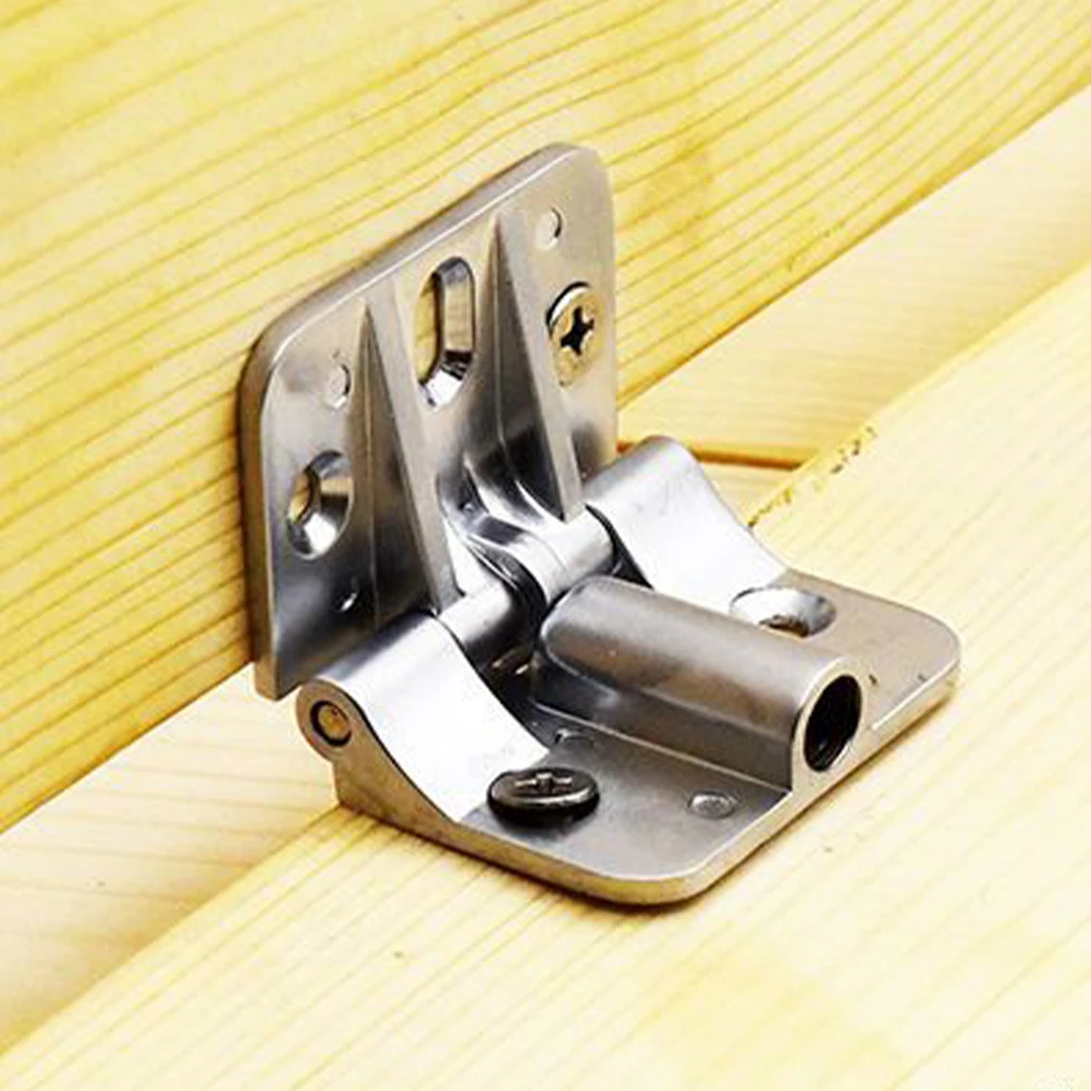 

2 Pcs Hinge Adjustable Door Spring Alloy Folding Drop Leaf Foldable Zinc Front Desk Cabinet