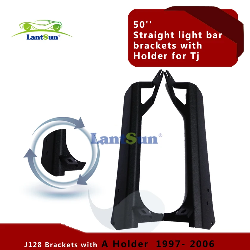 50 Inch Windscreen Brackets With A Holder For Straight Led Light Bar For Jeep Wrangler TJ 1997- 2006  J128 LantSun