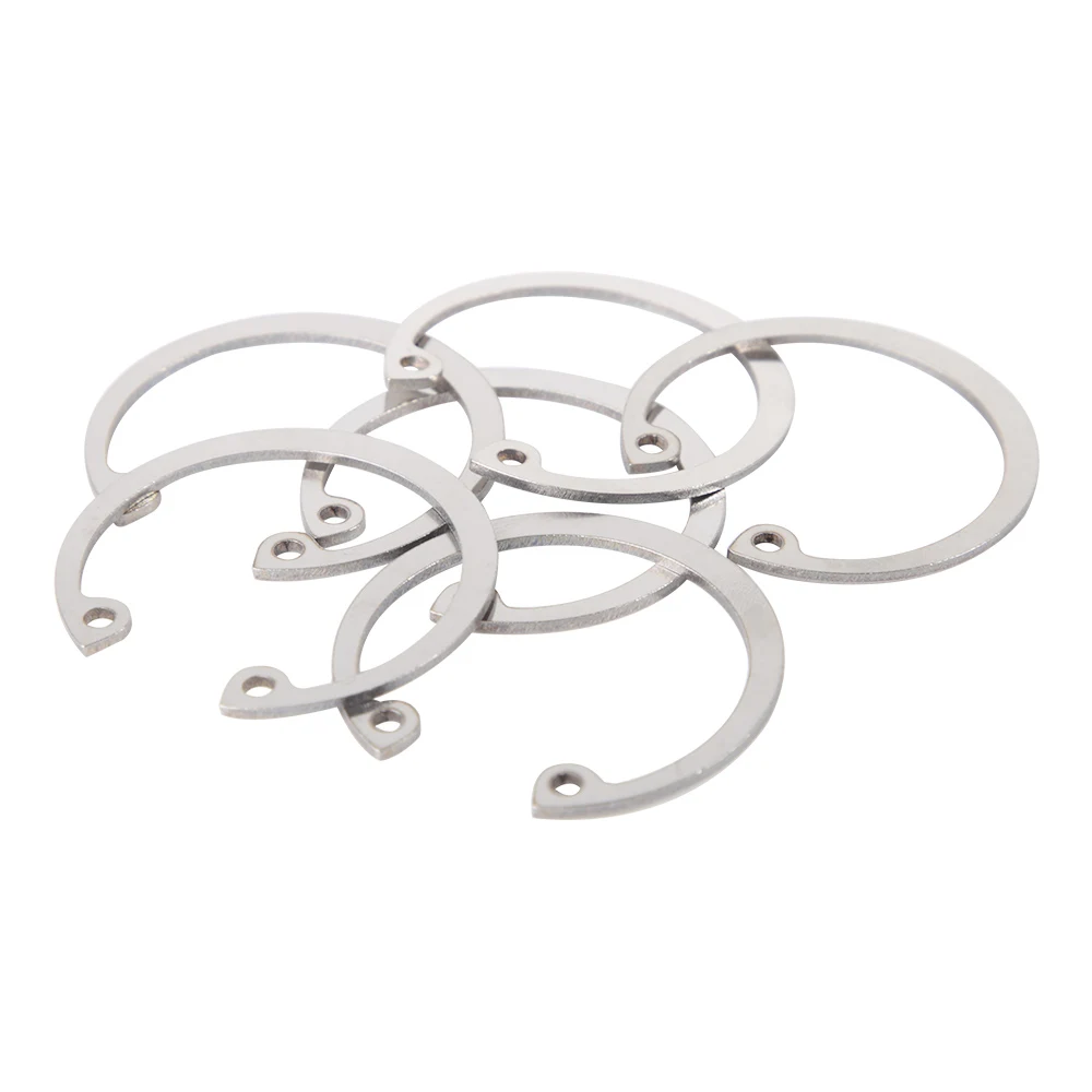 GB893.1 Anillo de retención elástico tipo A de acero inoxidable 304 para orificio M8 M10 M12 M13 M14 M15 M16 M17 M18 - Arandela a presión interna M30