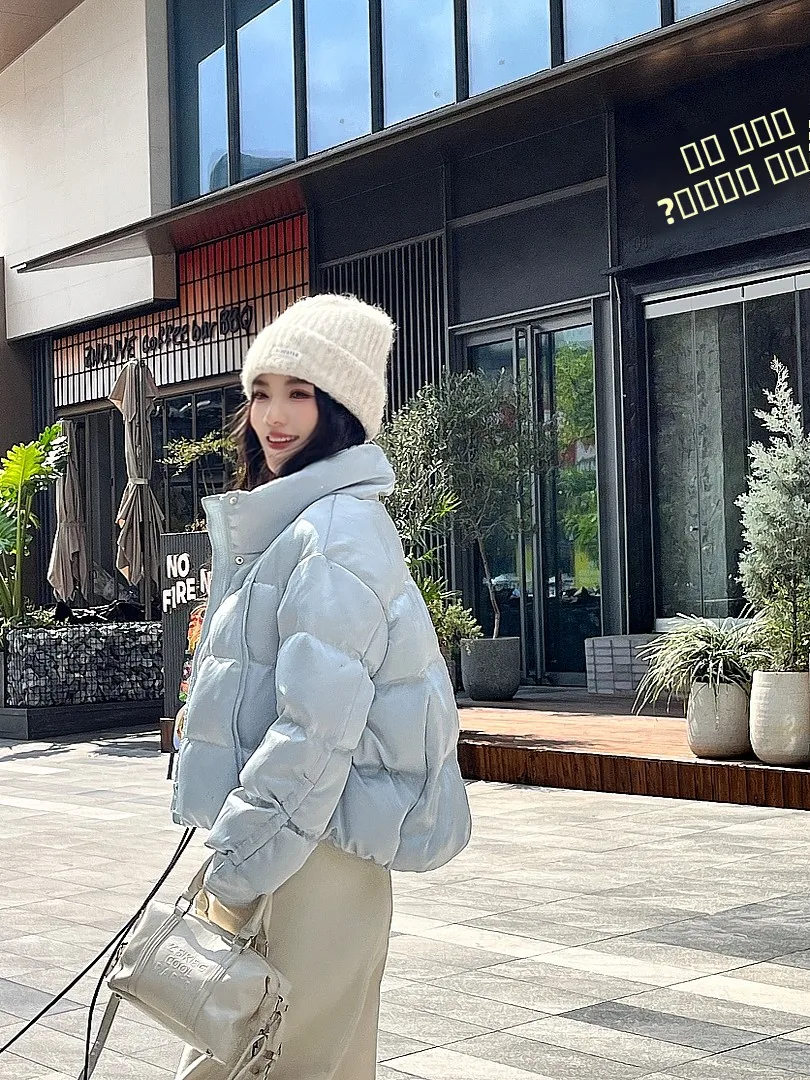 

Женская утепленная куртка-пуховик с воротником-стойкой, повседневная, осенне-зимняя, новинка LA.eila