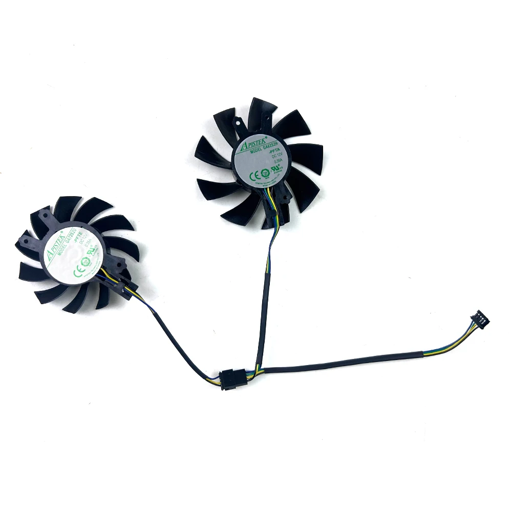 NEW Cooling Fan 65MM GA72S2U 75MM GA82S2H GTX1660S GPU FAN For ZOTAC GAMING GeForce GTX 1660 SUPER 1660Ti Twin ZT-T16620F-10L