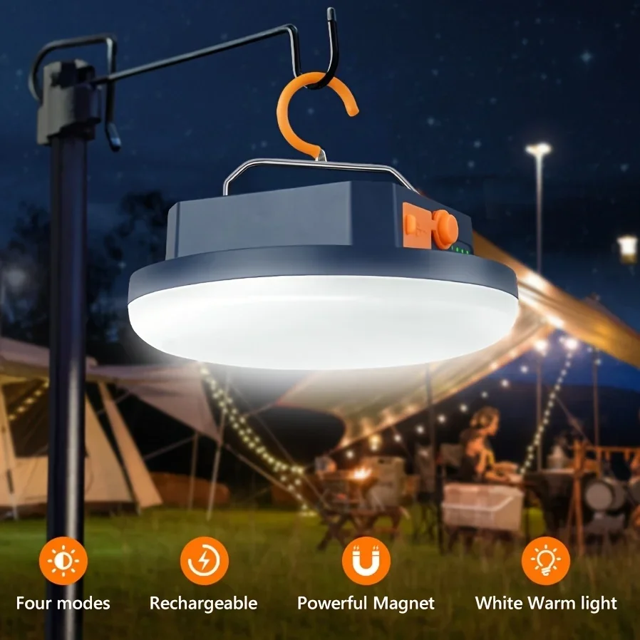 10000mAh LED Tent Light Rechargeable Lantern Portable Emergency Night Market Light Outdoor Camping Bulb Lamp Flashlight Home