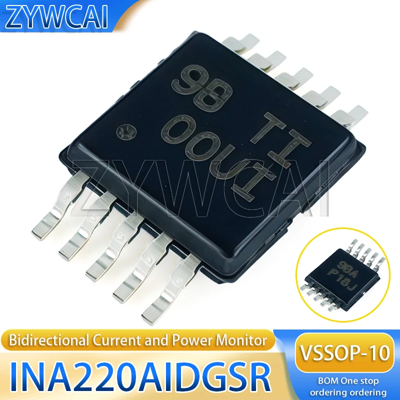 

10PCS INA220AIDGSR code OOUI INA220 MSOP-10 monitor chip