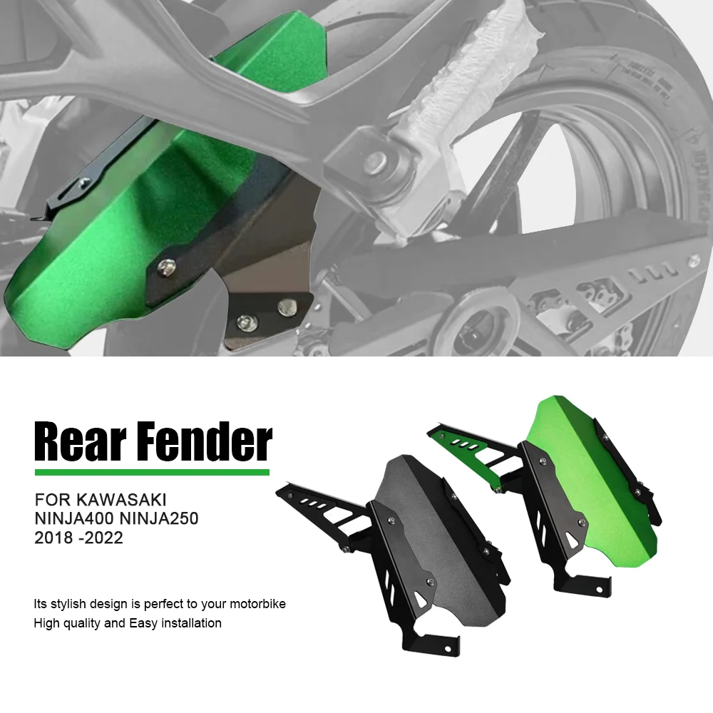 

Motorcycle Rear Fender Mudguard Chain Guard Cover For Kawasaki Ninja400 Ninja250 Ninja-400 Ninja 400 2018 2019 2020 2021 2022