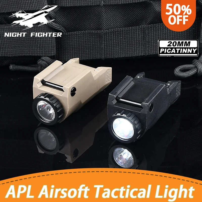 

WADSN WML G2 APL Airsoft Tactical Weapon Gun Pistol Flashlight Fit 20mm Picatinny Rail For Hunting Lanterna Weapons Rifle Light