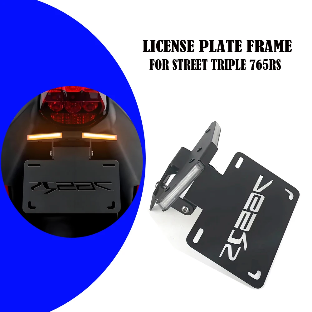 

NEW Motorcycle Rear Short Tail Stock Tidy License Plate Holder Tailstock Bracket Kit FOR STREET TRIPLE 765RS 765 RS 2021-