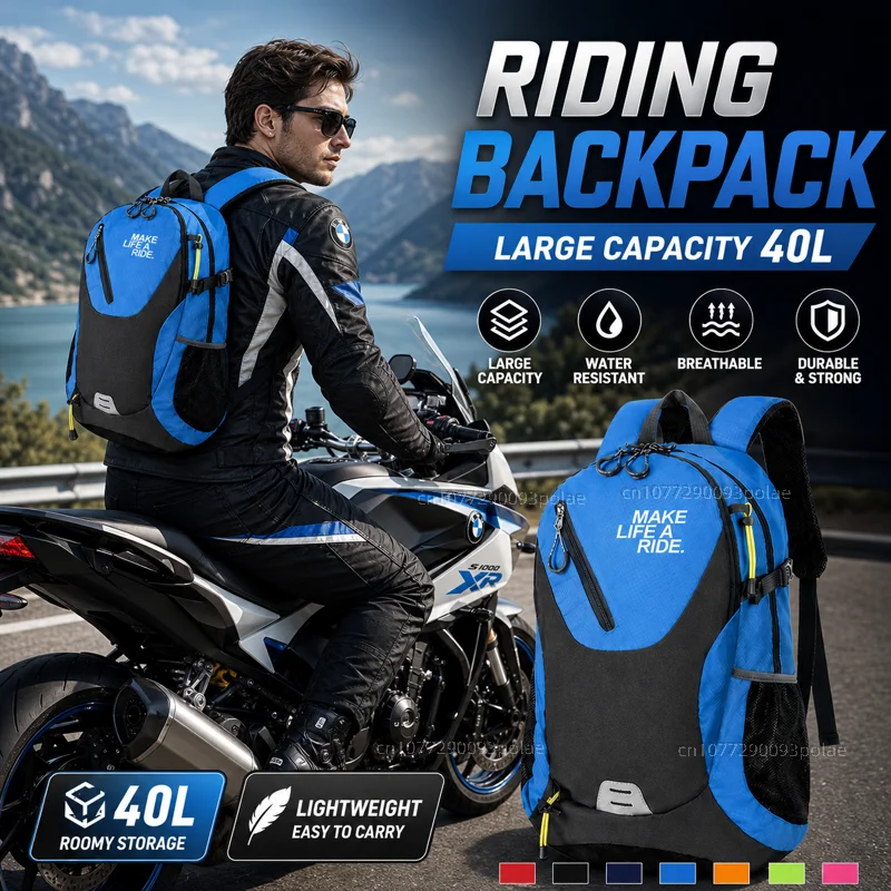 For BMW R1200GS R1250GS R 1200GS R1250 GS R 1250 LC ADV Large Capacity Racing travel Men waterproof Backpack Bag Motorcycle Gift
