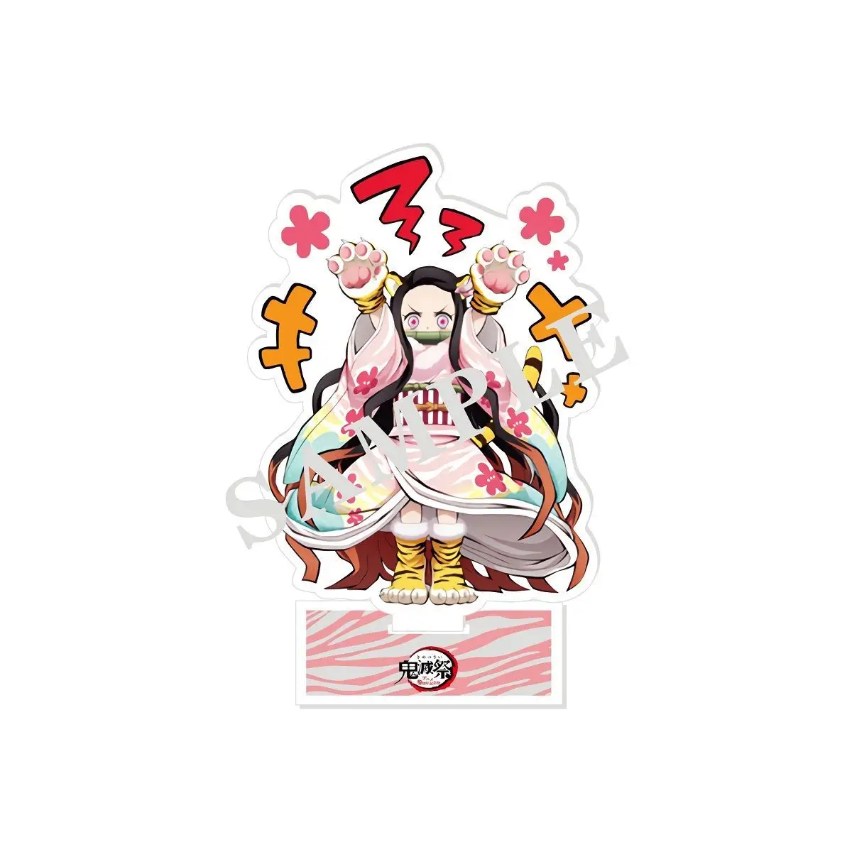 Demon Slayer: Kimetsu No Yaiba Akrylowy Stojak Figurka Kamado Tanjirou Kamado Nezuko Anime Peryferia Modelowanie Ozdoba Prezenty