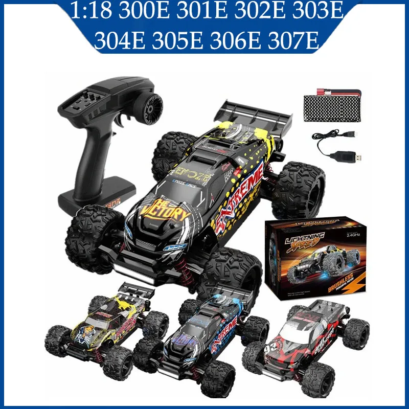 1:18 RC سيارة 2.4G Rc عربات التي تجرها الدواب على الطرق الوعرة سيارة سباق المهنية 4WD الكهربائية عالية السرعة التحكم عن بعد الانجراف سيارات لعب 2025