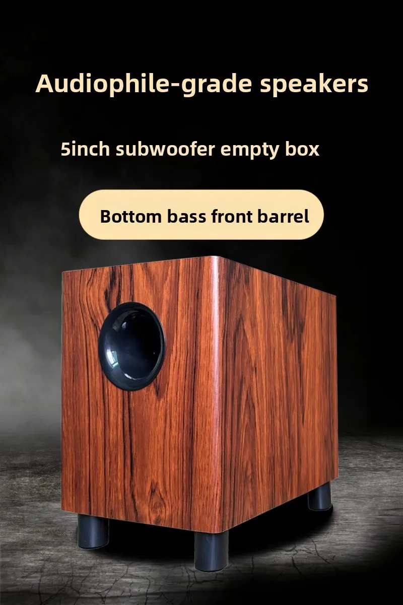 5-Zoll Subwoofer Front-Bassreflex-Port-Lautsprecher Passiver 2.1 Heim-Subwoofer Upgrade – Detail 1