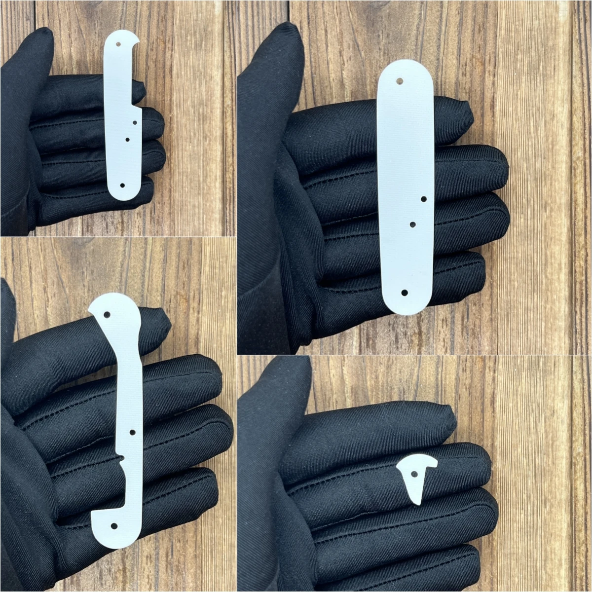 Placa de revestimiento G10 de 3 tipos con aislamiento con cuña Triangular para navaja suiza Victorinox de 91 mm SAK MOD