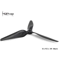 2Pairs(2CW+2CCW) HQPROP 8X4.5X3 8045 3-Blade Black-Glass Fiber Nylon Propeller