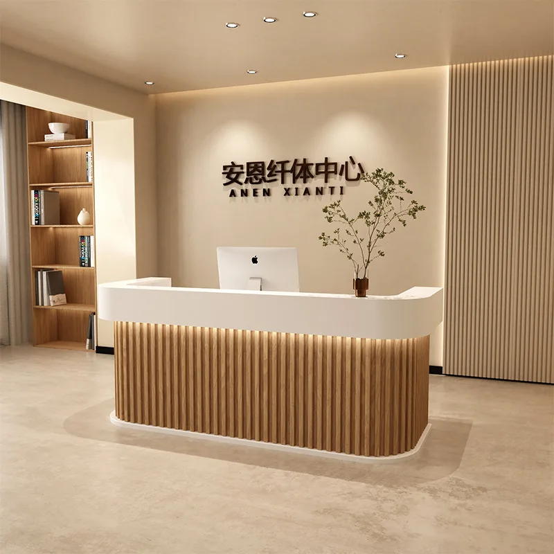 

Clothing Store Checkout Page Small Beauty Salon Bar Counter Simple Modern Women's Clothing Store Yoga Studio Reception Desk