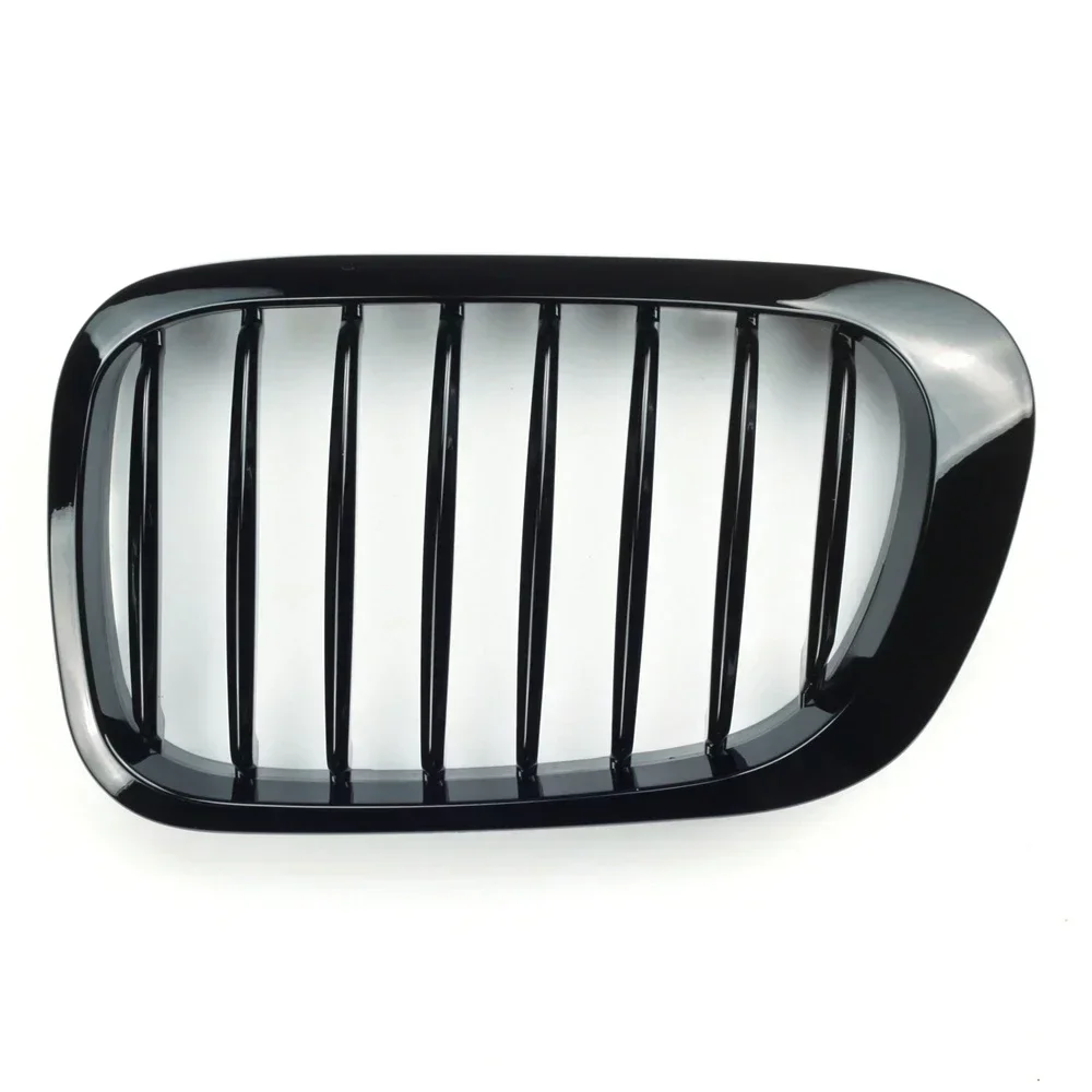 Griglia per rene anteriore griglia nera lucida accessori per auto adatti per BMW serie 3 E46 Coupe 2 porte 1998-2001