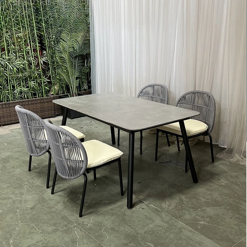 

Outdoor leisure chair Balcony Villa furniture Indoor and outdoor rattan sofa Patio table and chairs Lazy living room Sun room