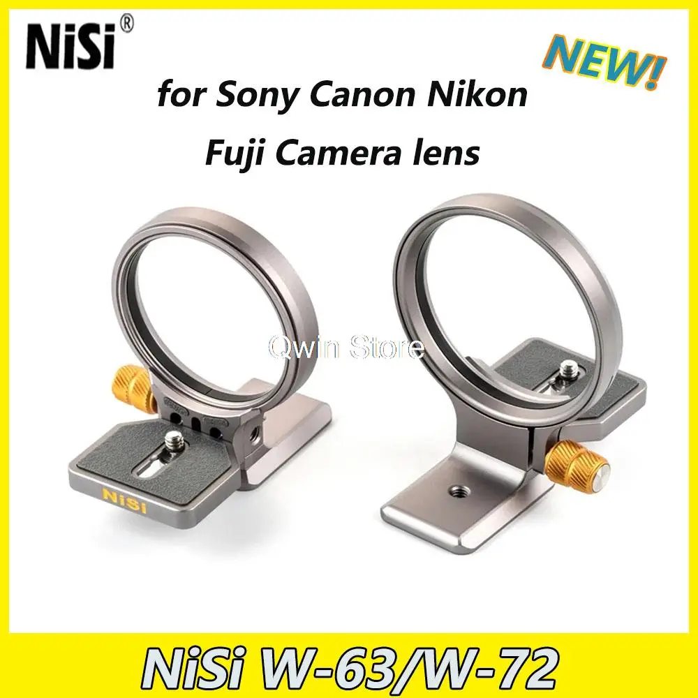 

NiSi W-63 W-72 Lens Collar Tripod Mount Ring for Sony Canon Nikon Fuji Camera lens Horizontal Vertical Shooting Quick Release