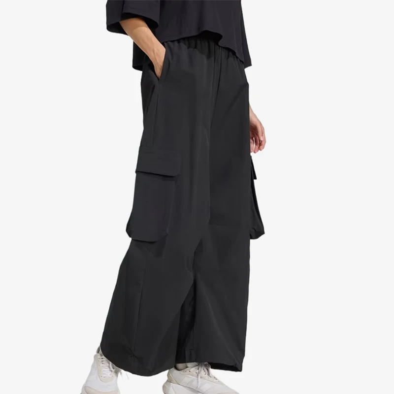 Adidas genuine Sportswear new women's black street work pants JM8442