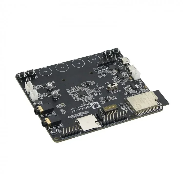 Placa de desarrollo ESP32-LyraT V4.3 con botones físicos táctiles para plataforma en la nube de Audio WiFi