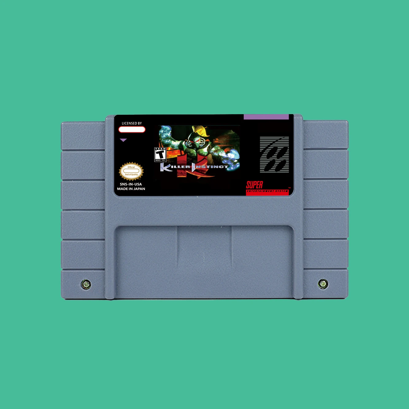 Action Game for Killer Instinct  - USA or EUR version Cartridge available for SNES  Game Consoles