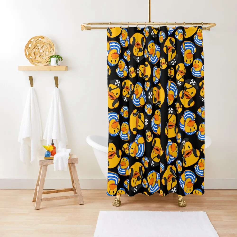 

Pirate Rubber Ducks Shower Curtain Waterproof Bath And Anti-Mold Luxury Bathroom Shower Bathroom Decor Bathroom Deco Curtain