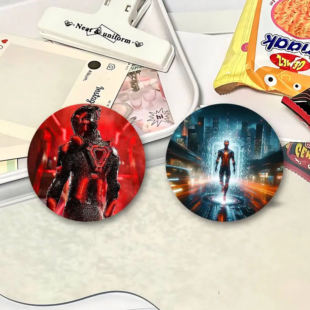 فيلم T-Tron آريس أنيمي زر دبوس بروش اليدوية للملابس الكرتون شارة ظهره الديكور مجوهرات اكسسوارات