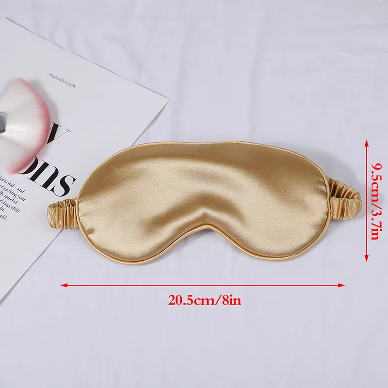 1/4PCS Imitated Silk Double-Side Shading EyeShade Sleeping Eye Mask Cover Eyepatch Blindfolds Eyeshade Health Sleep Shield Light